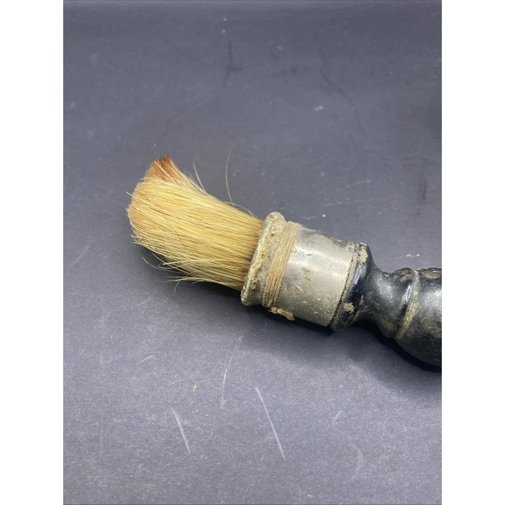 VTG Old Spice Shaving Mug Glass Shulton & Boar Bristle Brush